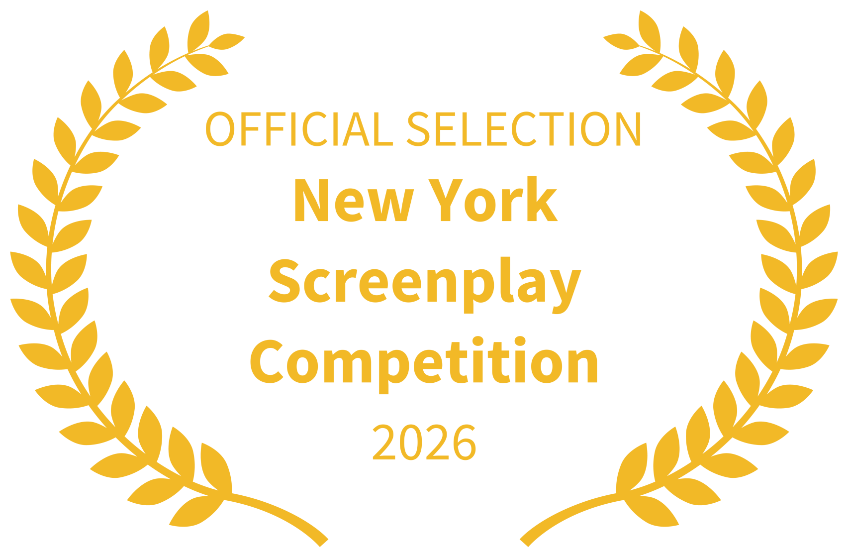 New York Screenplay Competition Official Selection 2026